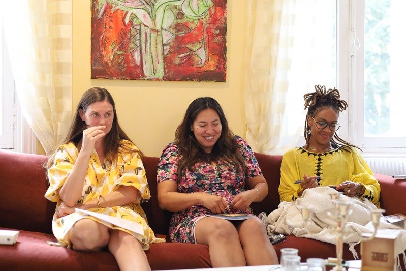 Erin McGuire, Jeannette Ceja and Radiance Basden