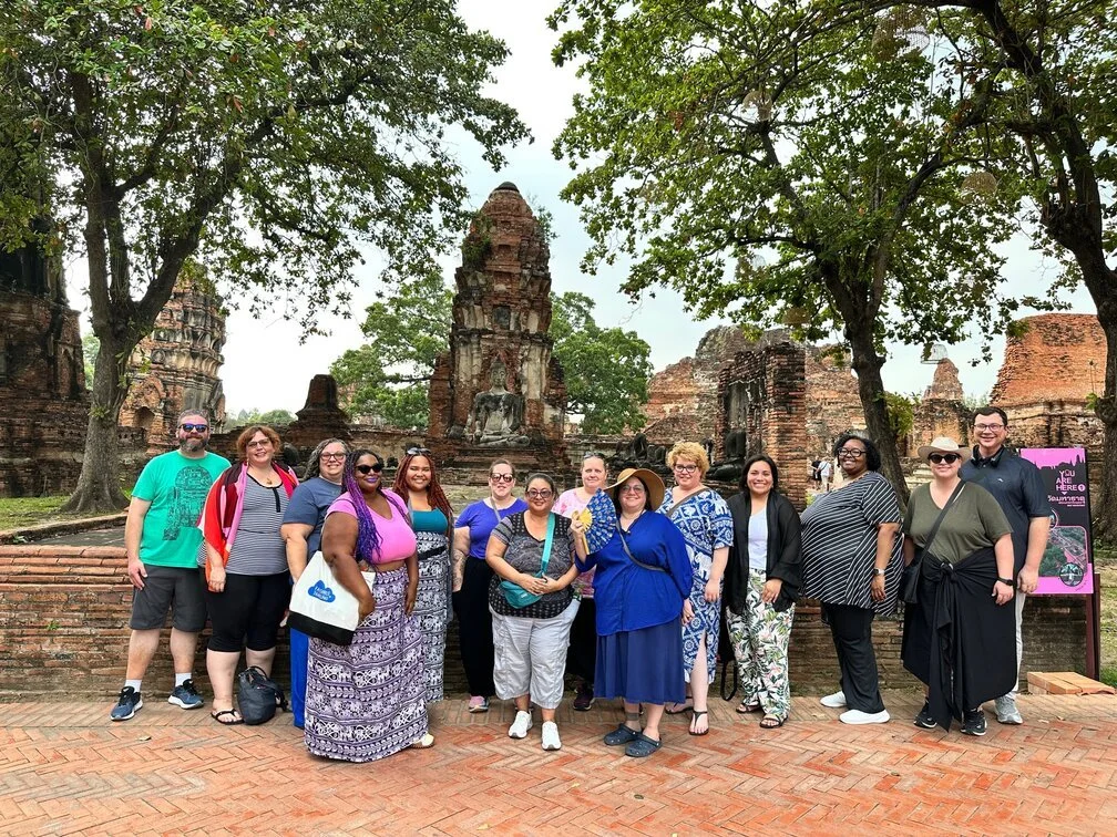 diverse female travelers with Annette Richmond