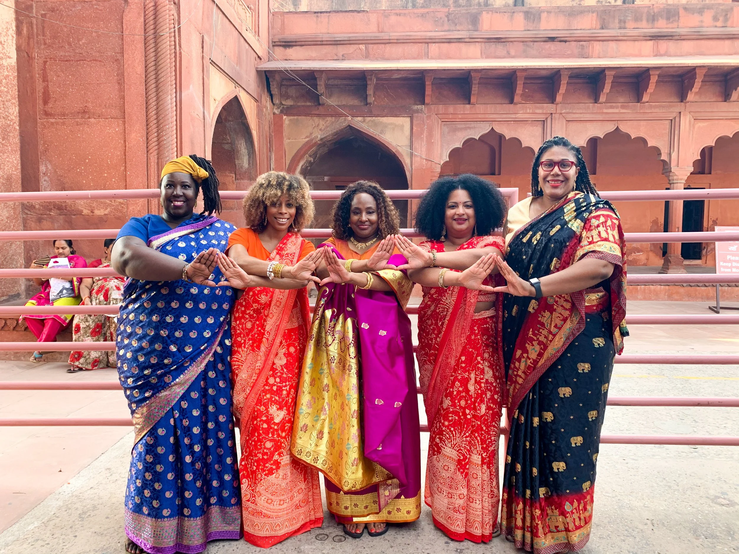diverse solo female travelers in India