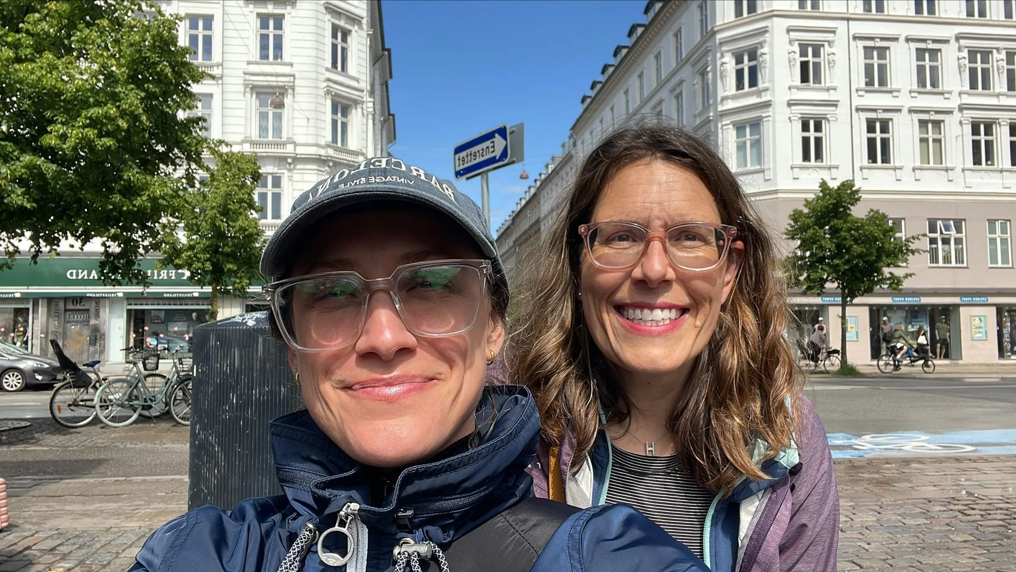 local female guide and female traveler in Copenhagen, Denmark
