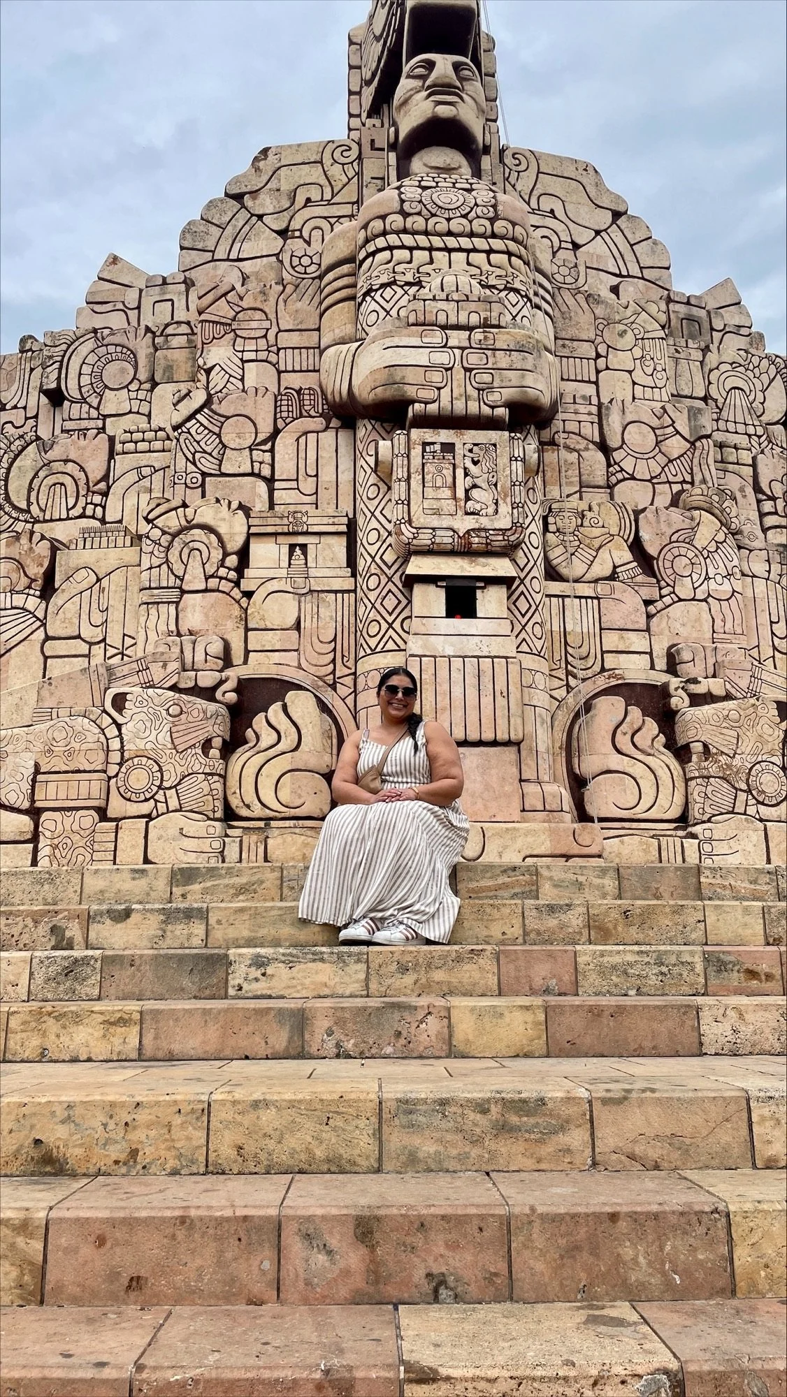 female traveler discovering Merida safe with Greether