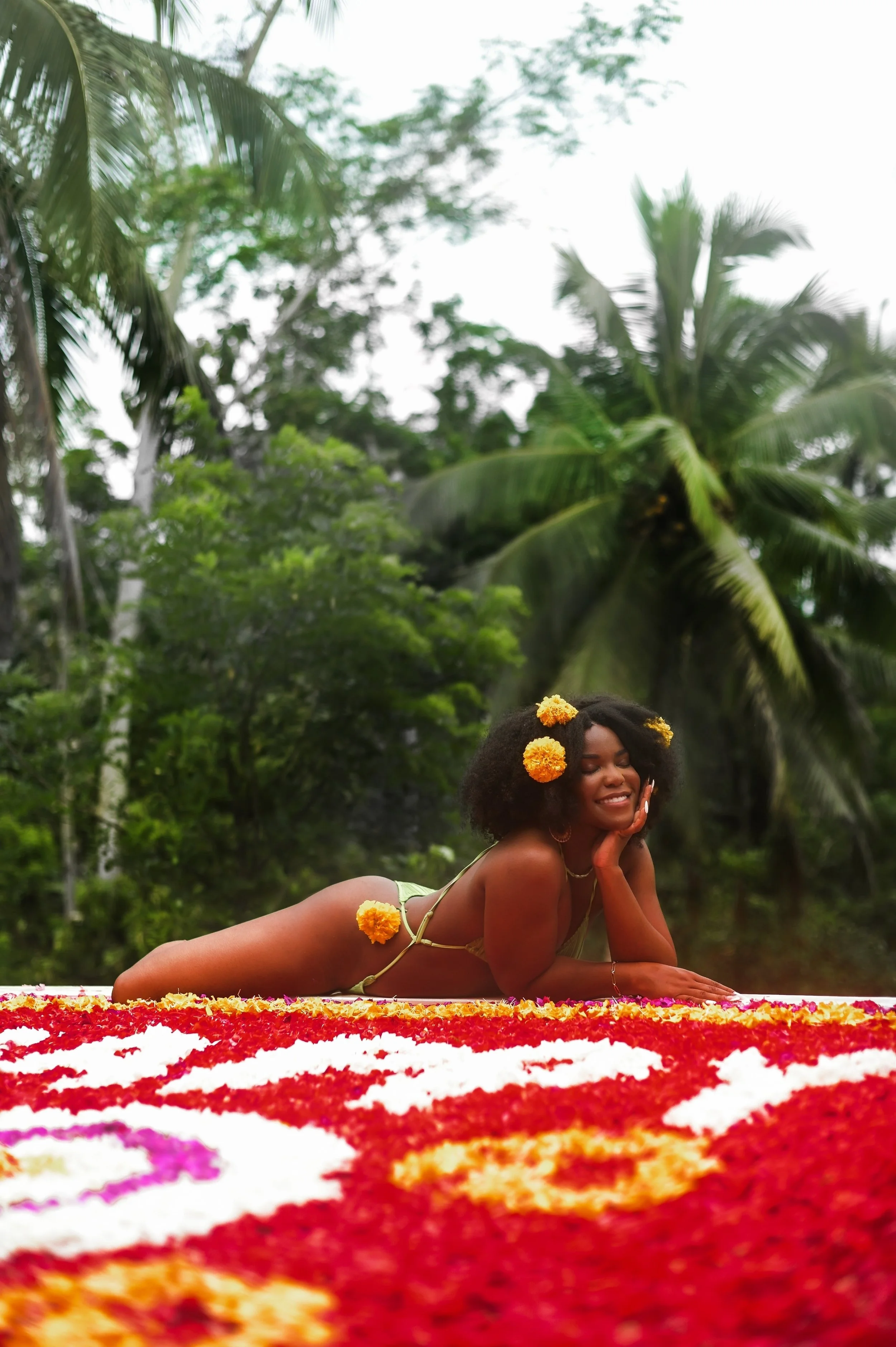 Dani black solo female traveler in Bali Indonesia