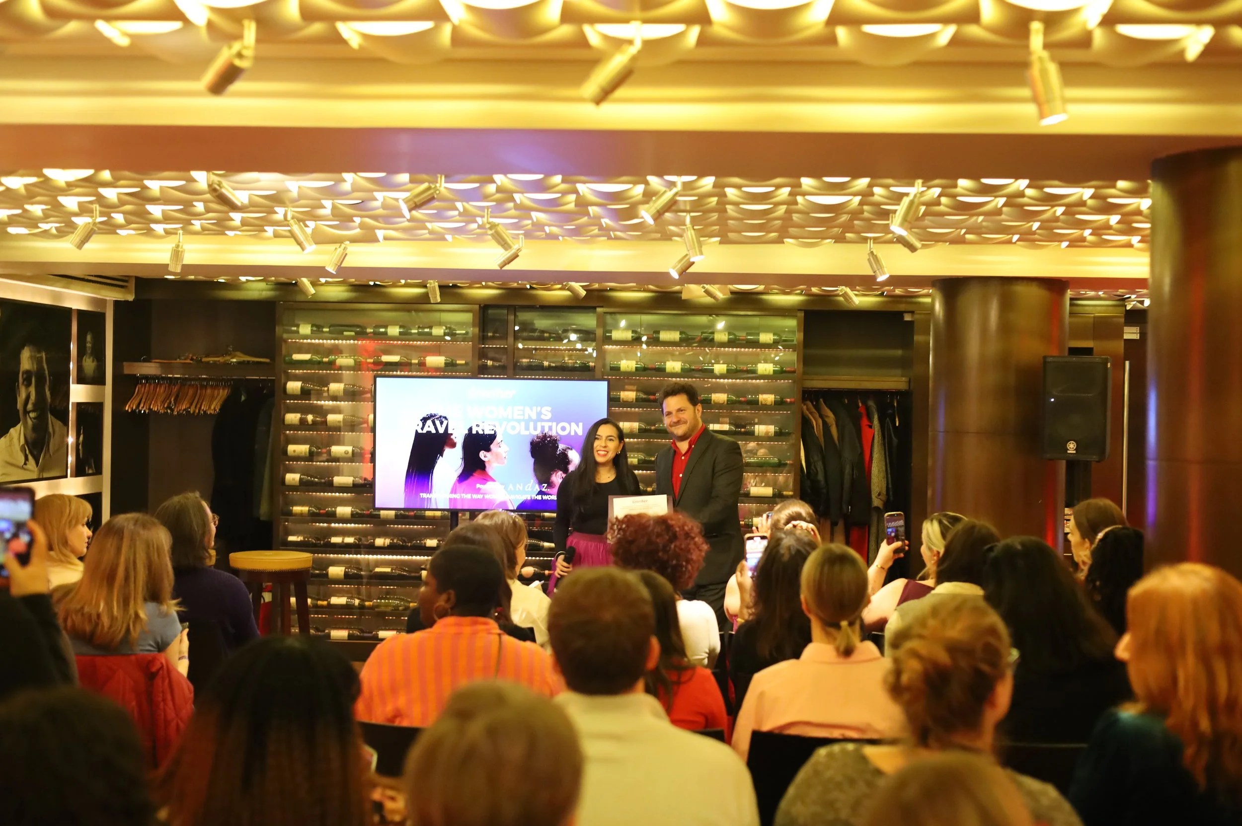 Vanessa Karel, founder of Greether, and Jad Lian, from Andaz London
